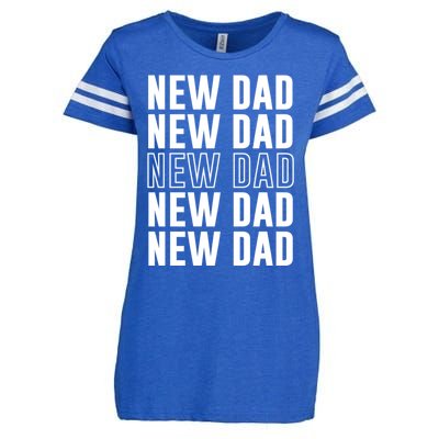 Celebrate Fatherhood Proud New Dad FatherS Day Daddy Great Gift Enza Ladies Jersey Football T-Shirt