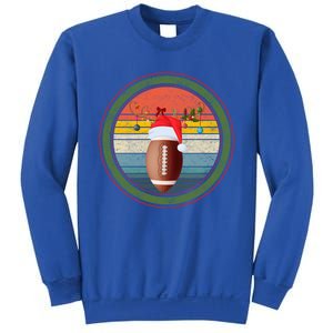 Christmas Football Player Game Day Reindeer Sports Gift Sweatshirt