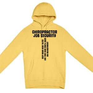 Chiropractic Face Paper Chiro Squad Chiropractor Assistant Gift Premium Pullover Hoodie