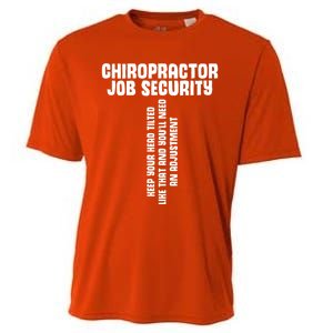 Chiropractic Face Paper Chiro Squad Chiropractor Assistant Gift Cooling Performance Crew T-Shirt