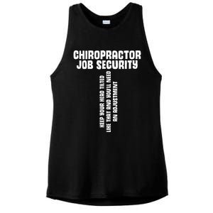 Chiropractic Face Paper Chiro Squad Chiropractor Assistant Gift Ladies PosiCharge Tri-Blend Wicking Tank