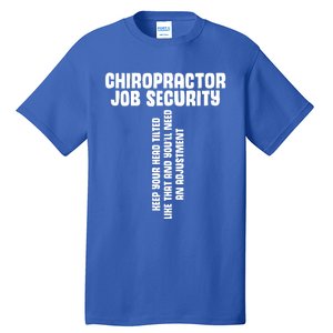 Chiropractic Face Paper Chiro Squad Chiropractor Assistant Gift Tall T-Shirt