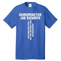 Chiropractic Face Paper Chiro Squad Chiropractor Assistant Gift Tall T-Shirt