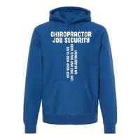 Chiropractic Face Paper Chiro Squad Chiropractor Assistant Gift Premium Hoodie