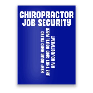 Chiropractic Face Paper Chiro Squad Chiropractor Assistant Gift Poster