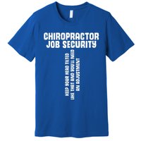 Chiropractic Face Paper Chiro Squad Chiropractor Assistant Gift Premium T-Shirt