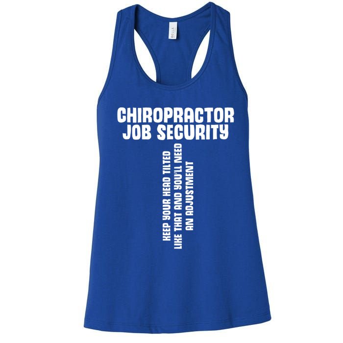 Chiropractic Face Paper Chiro Squad Chiropractor Assistant Gift Women's Racerback Tank