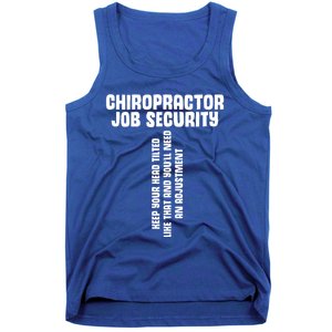 Chiropractic Face Paper Chiro Squad Chiropractor Assistant Gift Tank Top