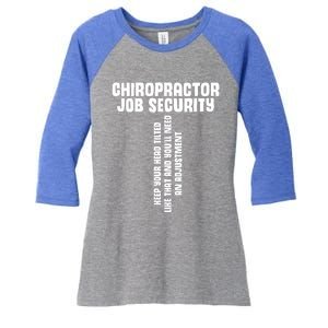 Chiropractic Face Paper Chiro Squad Chiropractor Assistant Gift Women's Tri-Blend 3/4-Sleeve Raglan Shirt