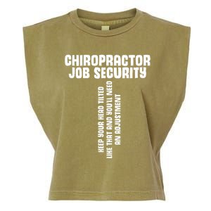 Chiropractic Face Paper Chiro Squad Chiropractor Assistant Gift Garment-Dyed Women's Muscle Tee