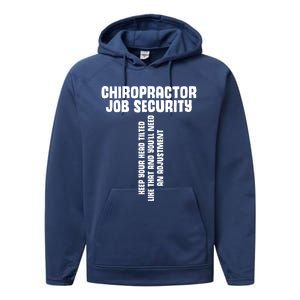 Chiropractic Face Paper Chiro Squad Chiropractor Assistant Gift Performance Fleece Hoodie