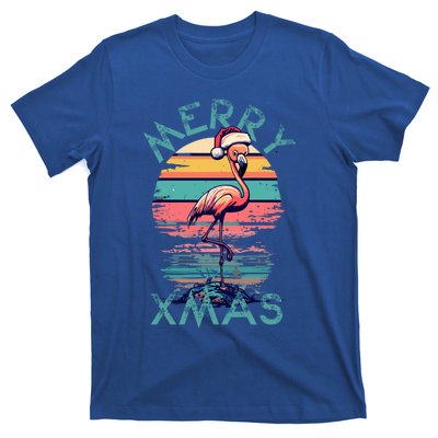 Christmas Flamingo Pink Flamingo Christmas Merry Xmas Gift T-Shirt