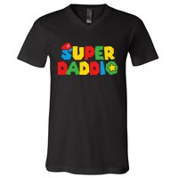 Celebrating Fatherly Powers V-Neck T-Shirt