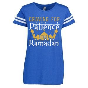 Craving For Patience This Ramadan Iftar Suhoor Eid Alfitr Enza Ladies Jersey Football T-Shirt