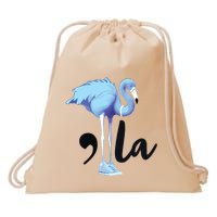 Commala Flamingo Pearls Comma La Flamingo Chucks Drawstring Bag