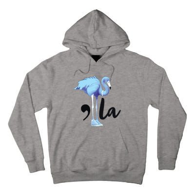 Commala Flamingo Pearls Comma La Flamingo Chucks Tall Hoodie