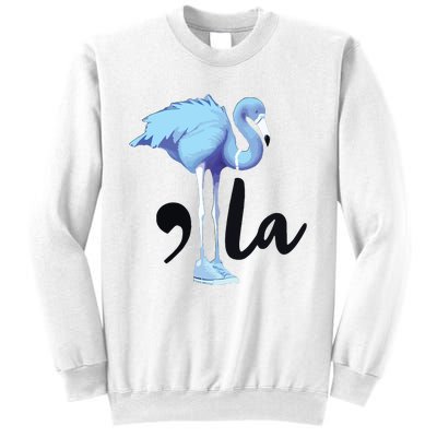 Commala Flamingo Pearls Comma La Flamingo Chucks Sweatshirt