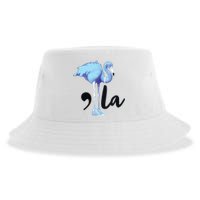 Commala Flamingo Pearls Comma La Flamingo Chucks Sustainable Bucket Hat