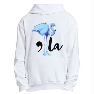 Commala Flamingo Pearls Comma La Flamingo Chucks Urban Pullover Hoodie