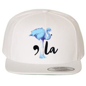 Commala Flamingo Pearls Comma La Flamingo Chucks Wool Snapback Cap