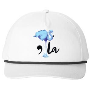 Commala Flamingo Pearls Comma La Flamingo Chucks Snapback Five-Panel Rope Hat