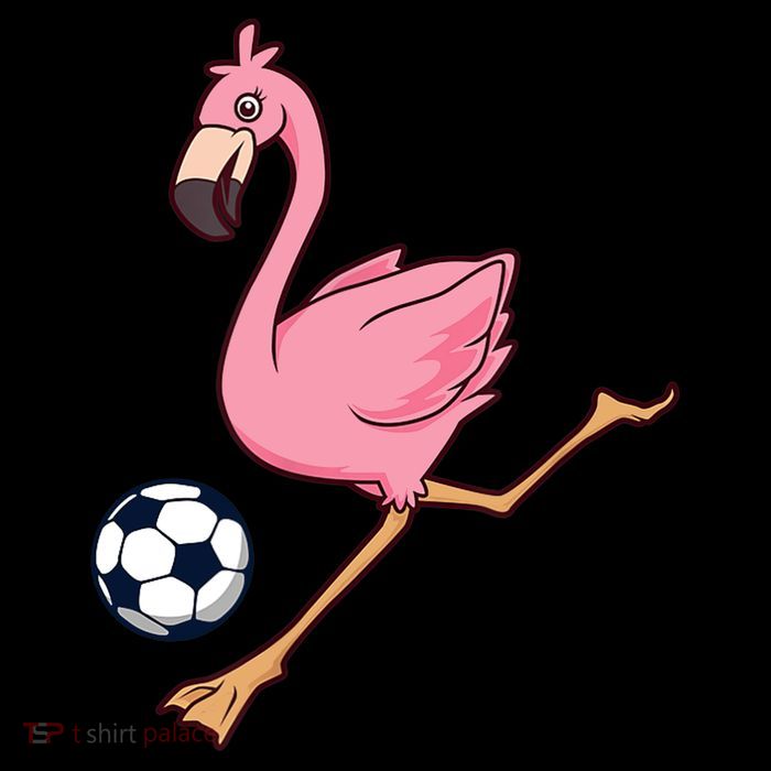 Cartoon Flamingo Playing Soccer Wool Snapback Cap