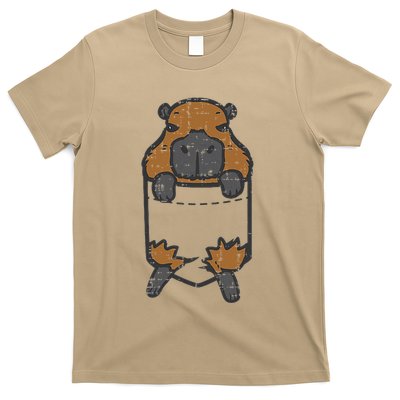 Capybara Feet Pocket Cute Capy Rodent T-Shirt