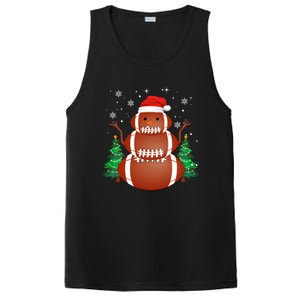 Christmas Football Player Xmas Santa Reindeer Gift PosiCharge Competitor Tank