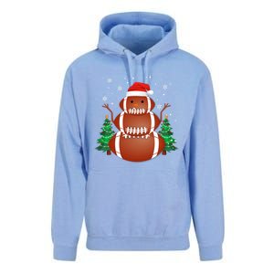 Christmas Football Player Xmas Santa Reindeer Gift Unisex Surf Hoodie