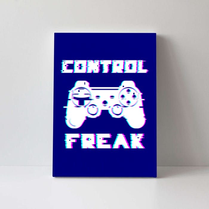 Control Freak Play Arcade Game Over Playing Games Gaming Win Cool Gift Canvas