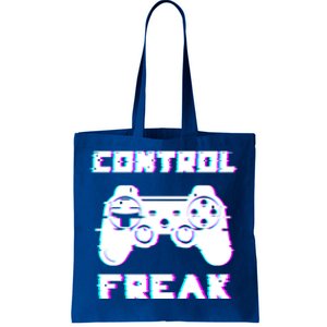 Control Freak Play Arcade Game Over Playing Games Gaming Win Cool Gift Tote Bag