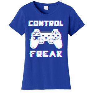 Control Freak Play Arcade Game Over Playing Games Gaming Win Cool Gift Women's T-Shirt