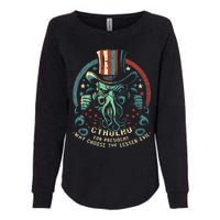 Cthulhu For President Election 2024 Cosmic Horror Cthulhu Womens California Wash Sweatshirt