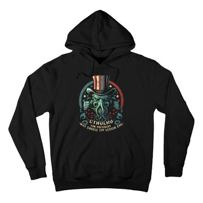 Cthulhu For President Election 2024 Cosmic Horror Hoodie