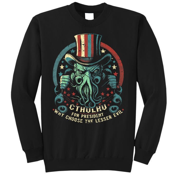 Cthulhu For President Election 2024 Cosmic Horror Sweatshirt