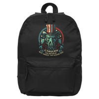 Cthulhu For President Election 2024 Cosmic Horror 16 in Basic Backpack