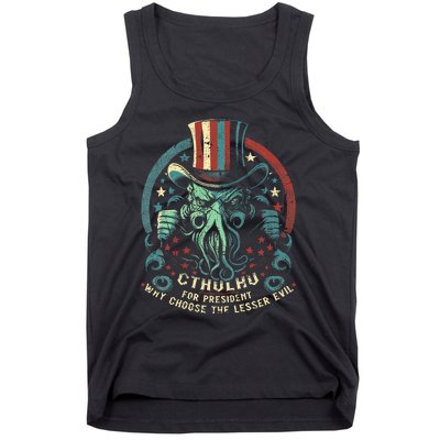 Cthulhu For President Election 2024 Cosmic Horror Tank Top