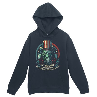 Cthulhu For President Election 2024 Cosmic Horror Urban Pullover Hoodie