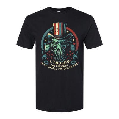 Cthulhu For President Election 2024 Cosmic Horror Softstyle CVC T-Shirt