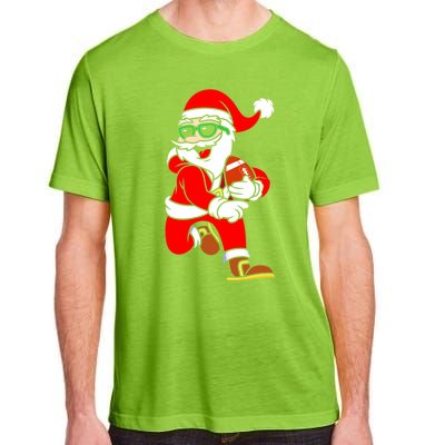 Chistmas Football Player Coach Touchdown Reindeer Xmas Gift Adult ChromaSoft Performance T-Shirt