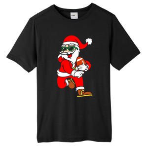 Chistmas Football Player Coach Touchdown Reindeer Xmas Gift Tall Fusion ChromaSoft Performance T-Shirt