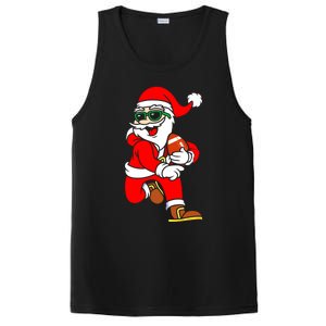 Chistmas Football Player Coach Touchdown Reindeer Xmas Gift PosiCharge Competitor Tank