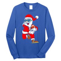 Chistmas Football Player Coach Touchdown Reindeer Xmas Gift Long Sleeve Shirt