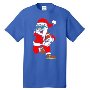 Chistmas Football Player Coach Touchdown Reindeer Xmas Gift Tall T-Shirt