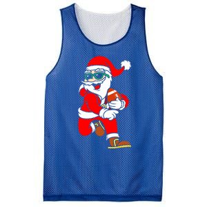 Chistmas Football Player Coach Touchdown Reindeer Xmas Gift Mesh Reversible Basketball Jersey Tank