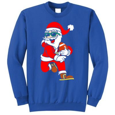 Chistmas Football Player Coach Touchdown Reindeer Xmas Gift Tall Sweatshirt