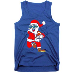 Chistmas Football Player Coach Touchdown Reindeer Xmas Gift Tank Top