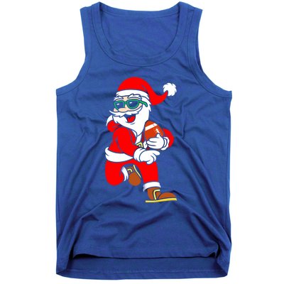 Chistmas Football Player Coach Touchdown Reindeer Xmas Gift Tank Top