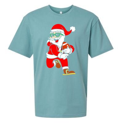 Chistmas Football Player Coach Touchdown Reindeer Xmas Gift Sueded Cloud Jersey T-Shirt