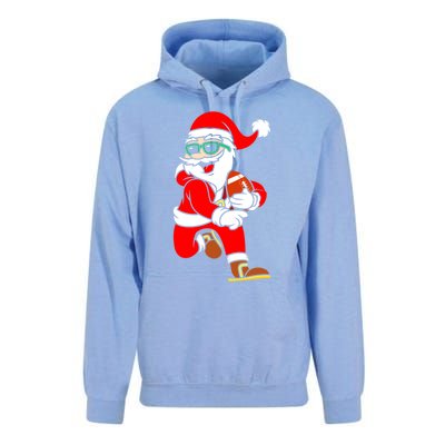 Chistmas Football Player Coach Touchdown Reindeer Xmas Gift Unisex Surf Hoodie